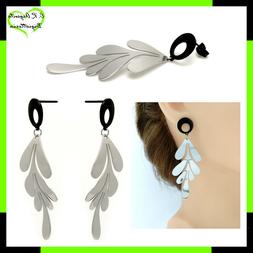 Pendenti A Forma Di Foglia Donna Da Acciaio In Bigiotteria O