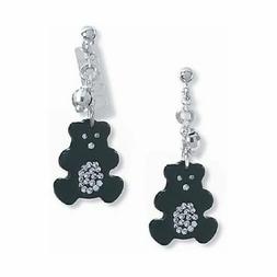 Pendenti Bimba Liu Jo Baby Blj080 Argento Pvd Nero Orso Piet