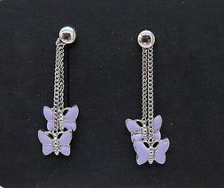Pendenti Bimba Donna Farfalla In Argento 925 E Smalto