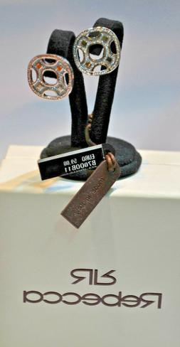 Pendenti Bronzo C.strass Argentati &euro; 59,00 Pub.sconto 50% 