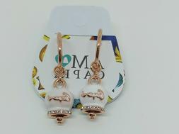 Pendenti Campanelle Smalto Scritta Capri E Giro Strass