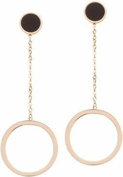 Pendenti Cerchio Aperto Placcati Oro Rosa |...