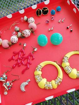 Orecchini, pendenti / colorati / brillantini / delicati / el