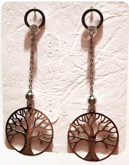 orecchini pendenti con l albero della vita