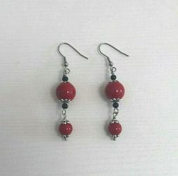 Pendenti Con Pietre Rosse
