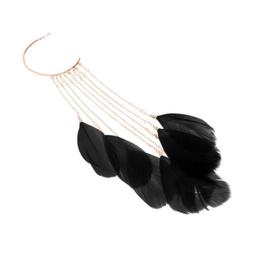 Pendenti Con Piume Di Lusso Per Donna, Nessun Piercing Neces