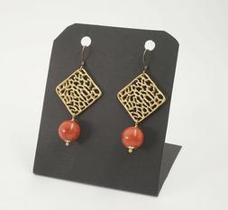 Pendenti Corallo Madrepora Rossa Zama Dorata Regalino Amica 