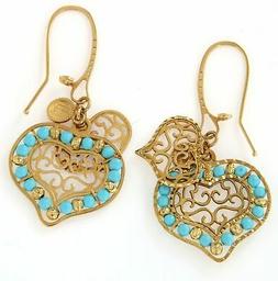 Pendenti Cuore Con Turchese Sun Day