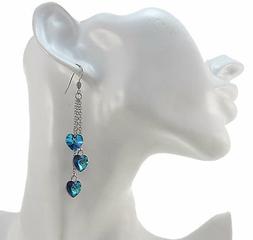 Pendenti Cuore Donna In Acciaio Inox ,cristalli Swarovski&reg; 