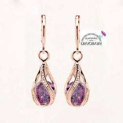 Pendenti Da Donna O Ragazza Oro Giallo E Cristalli Swarovski