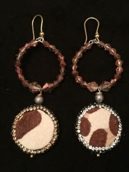 Pendenti Donna Cerchio Cristalli Swarovski Oro Pendente Marc