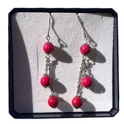 Pendenti Donna In Acciaio Inox  ,fai Da Te, Diaspro,rosa