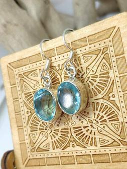 Pendenti Donna In Argento 925 Con Acquamarina