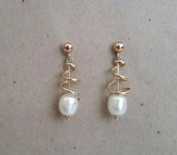 Pendenti Donna In Oro Giallo 750 E Vere Perle Ottimi E Perfe