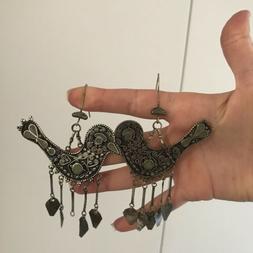 Pendenti Etnici Afghani Antichi In Argento Con Dettagli In S