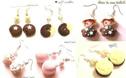 Pendenti Fimo Folletto Pan Di Stelle Biscotto Elfo Mooncake