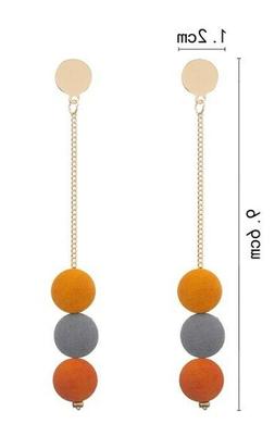 Pendenti Finti A Clip In Legno Colorato