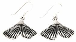 Pendenti Foglia Di Ginkgo In 925 Argento Sterling Nr16