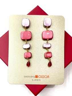 Pendenti Rosso Prezioso Gioiello Donna Made In Italy Sconto 