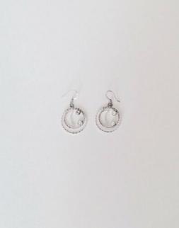 Pendenti In Acciaio Luna Con Brillantini