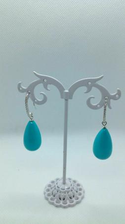 Pendenti In Argento 925/1000 Rodiato - Madreperla Turchese C