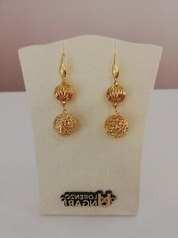 Pendenti Lorenzo Ungari In Bronzo Placcato In Oro 24 Kt