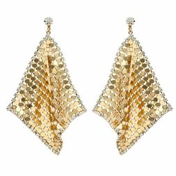 Pendenti Stroili In Metallo Dorato Rombo Eleganti Rock Shine