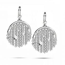 Pendenti Lunghi 4.30 Cm Stelle Morellato  Acciaio Swarovski 