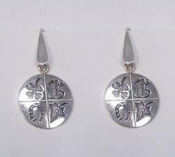 Pendenti Portafortuna In Argento 925 - Quadrifoglio Ferro Di