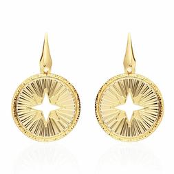 Pendenti Stroili Rosa Dei Venti In Bronzo Dorato Fortuna Luc