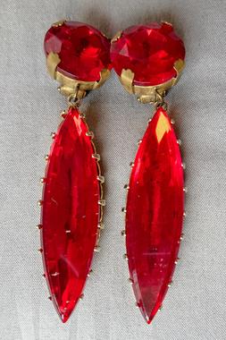 Pendenti Rossi - Anni 80 - Vintage -