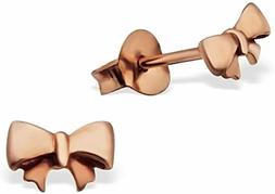 Per Bambina, A Forma Di Fiocco, In Argento Sterling 925...