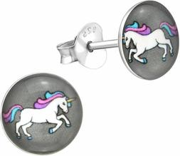 Per Bambina, A Forma Di Unicorno, In Argento Sterling...