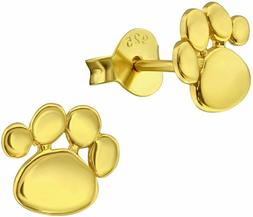 Per Bambina, A Forma Di Zampa, In Argento Sterling 925...