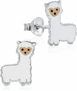 Per Bambina, Orecchini Bambini Alpaka 12 X 8 Mm In...
