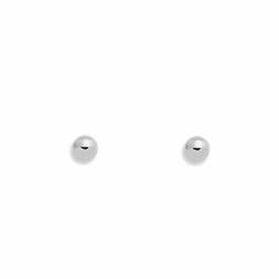 orecchini per bambini oro bianco 18k 750