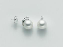 Miluna Perla 7,5-8 In Oro 750% Bianco E Diamanti. Cod. Ppr75