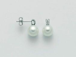 orecchini perla mm 7 5 8 oro
