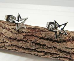 Piccoli A Lobo Con Stellina In Acciaio Coppia Per Donna Bott