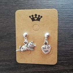 Piccoli Da Lobo Gatto Cuore Zampa Acciaio Gioielli Donna Ide