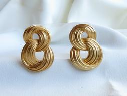 Pierced Dorati Anni 80 Bigiotteria Vintage