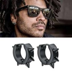 Piercing A Cerchio In Acciaio Nero Cerchietto Lobo Da Uomo D