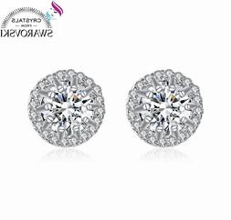 Placcati Oro Bianco 18k E Cristalli Swarovski Donna Punto Lu