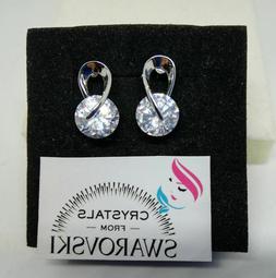 Punto Luce Da Donna, Ragazza Oro Bianco 18 Kt Pl E Cristalli