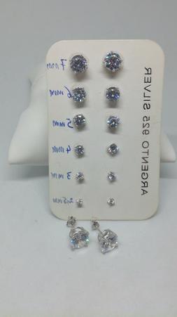 Punto Luce In Argento 925/1000 Rodiato Unisex 4 Griffes Bril