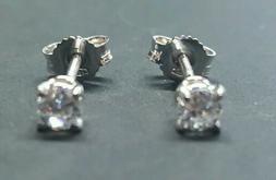 Punto Luce Uomo Donna Oro Bianco 18 Kt Diamanti Naturali  An