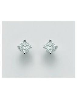 Punto Luce Oro Bianco E Diamanti Cod. Erd2403