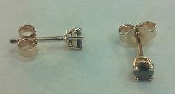 Punto Luce Oro Rosa 18 Kt Con Diamanti Neri Naturali 0,15 Ct