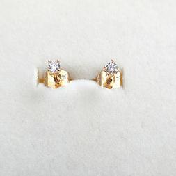 orecchini punto luce uomo donna colore oro