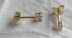 Punto Luce Uomo Donna Oro Giallo 18 Kt E Diamanti Naturali 0